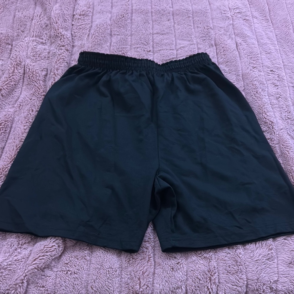 Soffe Black Athletic Shorts with Relaxed Fit (Bermuda)